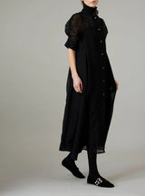 THIERRY COLSON VENETIA IN CHANDERI CHECKS & DOTS EMBROIDERY