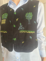 PRE-OWNED THIERRY COLSON WAISTCOAT S/M RRP £365