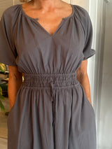 XIRENA EMELINE DRESS IN ASH