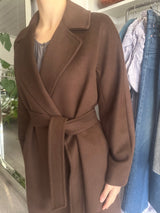 PRE-OWNED WEEKEND MAX MARA WOOL COAT 10/small 12 RRP £725