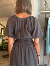 XIRENA EMELINE DRESS IN ASH