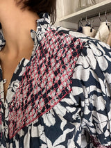 PRE-LOVED LORETTA CAPONI MILVIA TOP L RRP £465