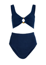 HUNZA G NADINE BIKINI IN NAVY