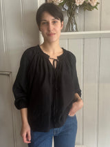 PRE-OWNED SILK NATALIE MARTIN BLOUSE XS/S RRP £285