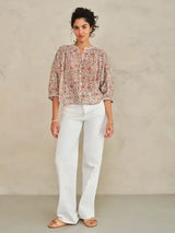 M.A.B.E. DELLA PRINTED TOP