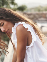 XIRENA BEX TOP IN WHITE