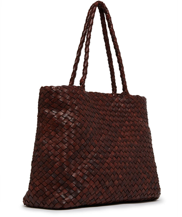 DRAGON DIFFUSION VINTAGE MESH TOTE IN DARK BROWN Sold Out
