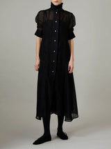 THIERRY COLSON VENETIA IN CHANDERI CHECKS & DOTS EMBROIDERY