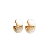 LIZZIE FORTUNATO ZELLIGE HOOPS IN PEARL