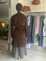 PRE-OWNED WEEKEND MAX MARA WOOL COAT 10/small 12 RRP £725