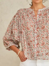 M.A.B.E. DELLA PRINTED TOP