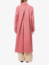 WEEKEND MAX MARA HERRINGBONE WOOL-BLEND COAT