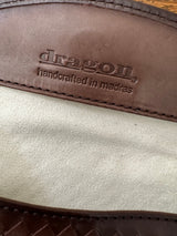 DRAGON DIFFUSION EYE GLASS CASE IN DARK BROWN