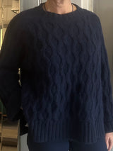 PRE-OWNED STUDIO WYLDER CABLE KNIT SWEATER S/M/L £245