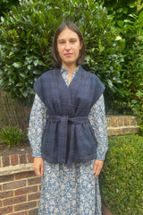 MAISON HOTEL ORION JACKET IN DUSTY BLUE