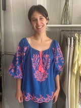 PRE-OWNED JULIET DUNN BLOUSE M RRP £345