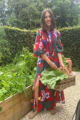 LORETTA CAPONI ALICANTE DRESS IN SUMMER DREAM - EXCLUSIVE