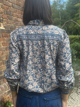 MAISON HOTEL STELLA BLOUSE IN TEAL