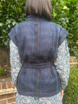 MAISON HOTEL ORION JACKET IN DUSTY BLUE