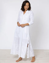 PRE-OWNED JULIET DUNN MAXI-DRESS COVER-UP XS RRP £365