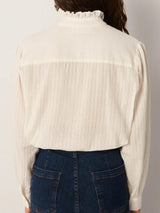 MAISON HOTEL BELLA BLOUSE IN PEARL