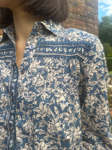 MAISON HOTEL STELLA BLOUSE IN TEAL