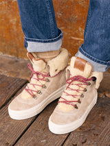 PRE-OWNED PENELOPE CHILVERS SHEARLING LINED BOOTS 40 RRP £260