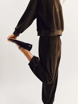 SUZIE KONDI PAXOS PANTS IN WALNUT VELOUR