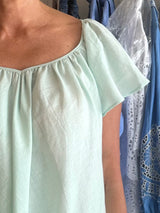 LOUP CHARMANT SAMMY TOP IN AQUA EXCLUSIVE