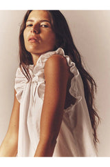 XIRENA BEX TOP IN WHITE