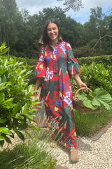 LORETTA CAPONI ALICANTE DRESS IN SUMMER DREAM - EXCLUSIVE