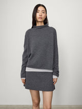LISA YANG SANDY SWEATER IN GRAPHITE