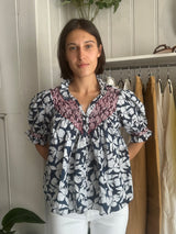 PRE-LOVED LORETTA CAPONI MILVIA TOP L RRP £465