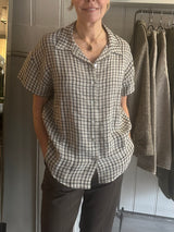PRE-OWNED NAGUISA LINEN SHIRT M/L RRP £165