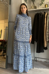 LORETTA CAPONI LORETTA REED DRESS IN VERBENA