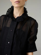 THIERRY COLSON VENETIA IN CHANDERI CHECKS & DOTS EMBROIDERY