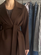 PRE-OWNED WEEKEND MAX MARA WOOL COAT 10/small 12 RRP £725