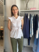 PRE-OWNED LORETTA CAPONI TOP RRP £425 8/10/12