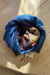 INJIRI CASHMERE SHAWL 128 in Navy