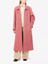 WEEKEND MAX MARA HERRINGBONE WOOL-BLEND COAT