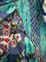 PRE-OWNED LORETTA CAPONI MILVIA BLOUSE XS/S RRP £465