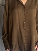 PRE-OWNED FRAME SILK SHIRT M/L RRP £425