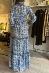 LORETTA CAPONI LORETTA REED DRESS IN VERBENA