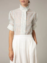 PRE-OWNED THIERRY COLSON VITA BLOUSE L RRP £365