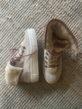 PRE-OWNED PENELOPE CHILVERS SHEARLING LINED BOOTS 40 RRP £260