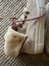 PRE-OWNED PENELOPE CHILVERS SHEARLING LINED BOOTS 40 RRP £260