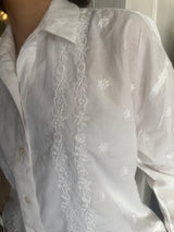 PRE-OWNED HANNAH ARTWEAR EMBROIDERED SHIRT RRP £365 S/M