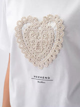 WEEKEND MAX MARA GRAPHIC HEART TEE