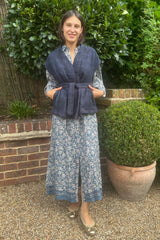 MAISON HOTEL ORION JACKET IN DUSTY BLUE