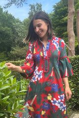 LORETTA CAPONI ALICANTE DRESS IN SUMMER DREAM - EXCLUSIVE